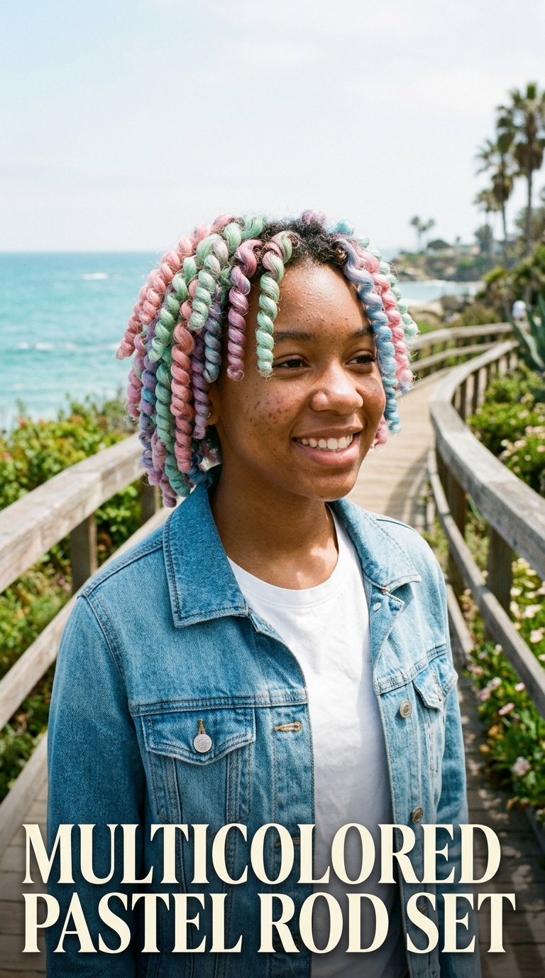 Multicolored Pastel Rod Set