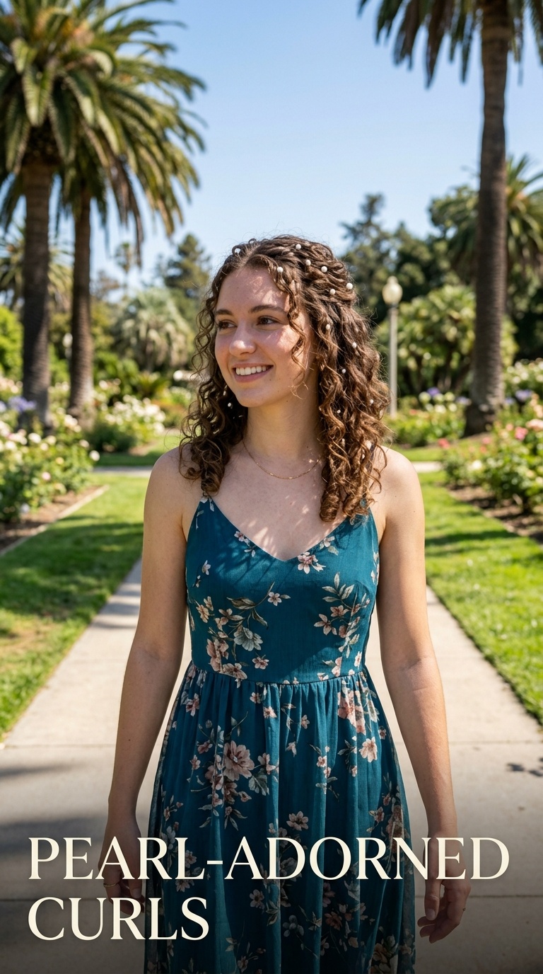 Pearl-Adorned Curls