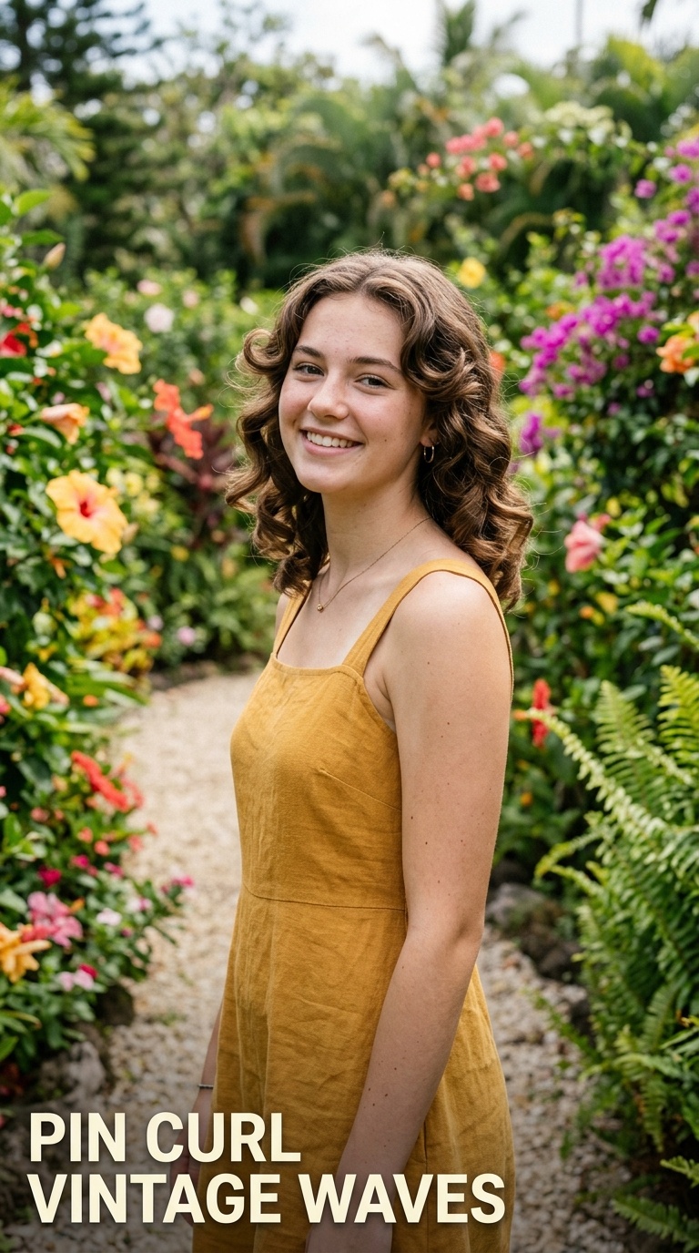 Pin Curl Vintage Waves