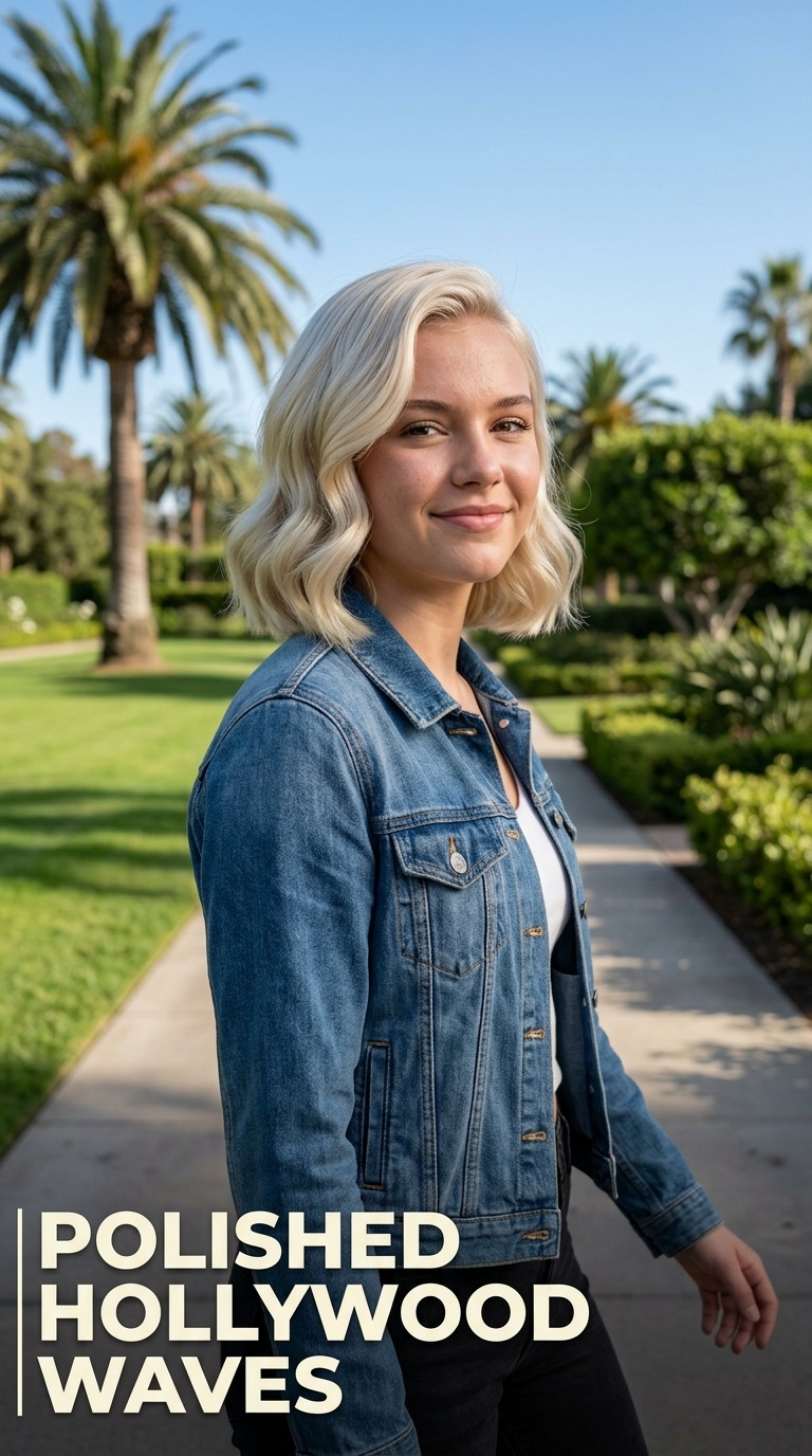 Polished Hollywood Waves
