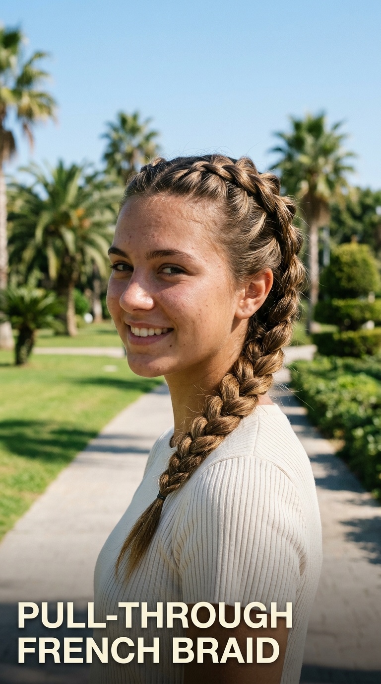 Pull-Through French Braid