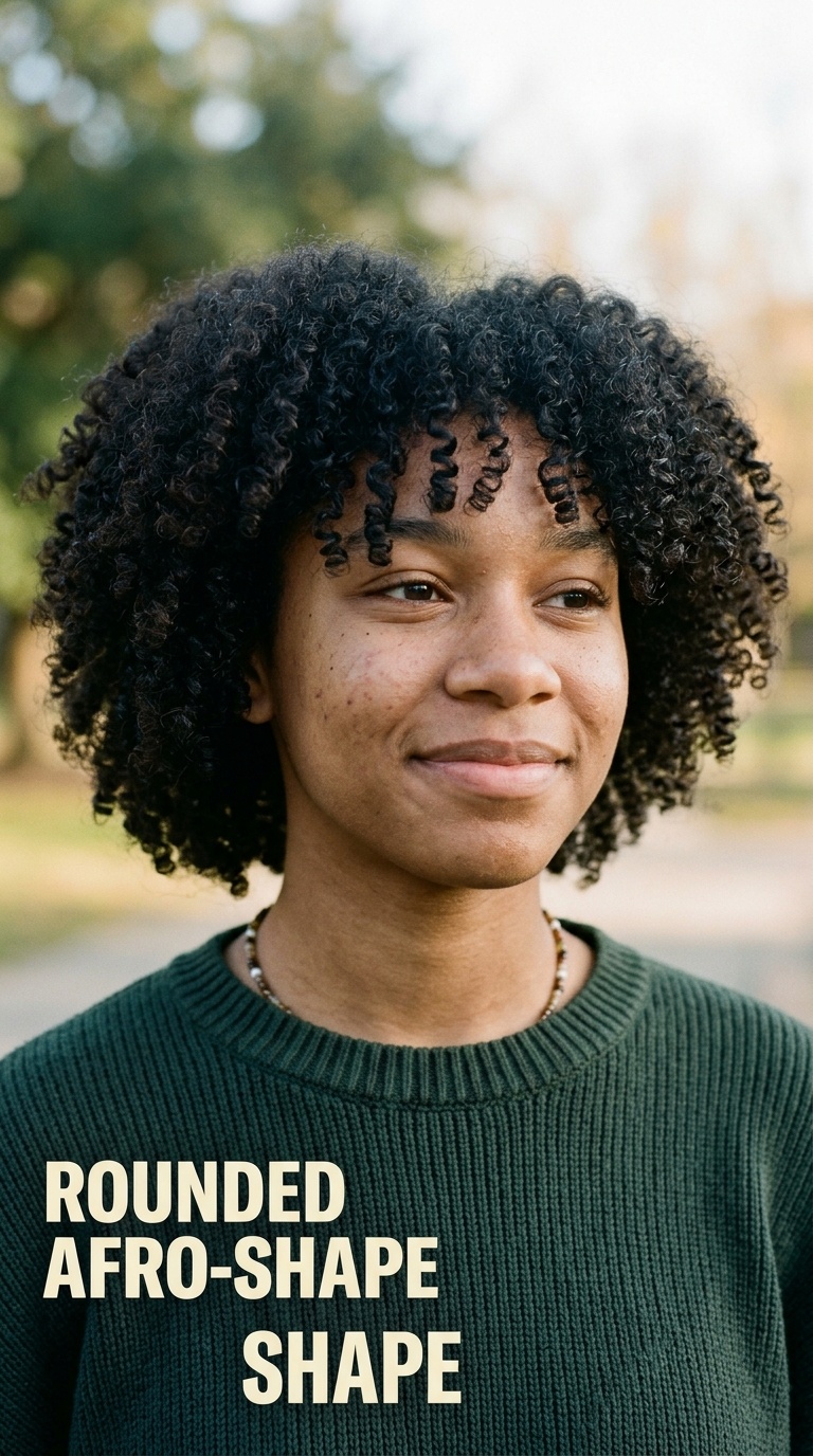 Rounded Afro-Shape