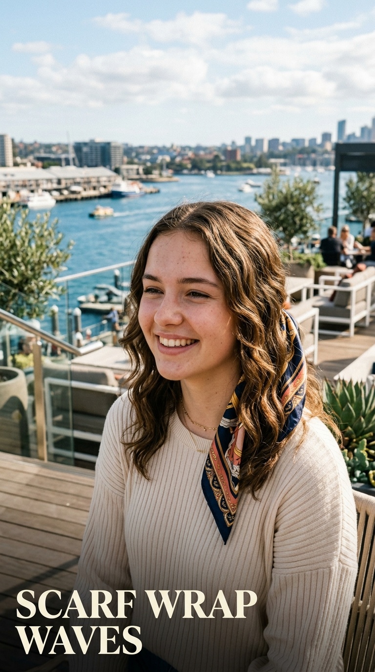 Scarf Wrap Waves