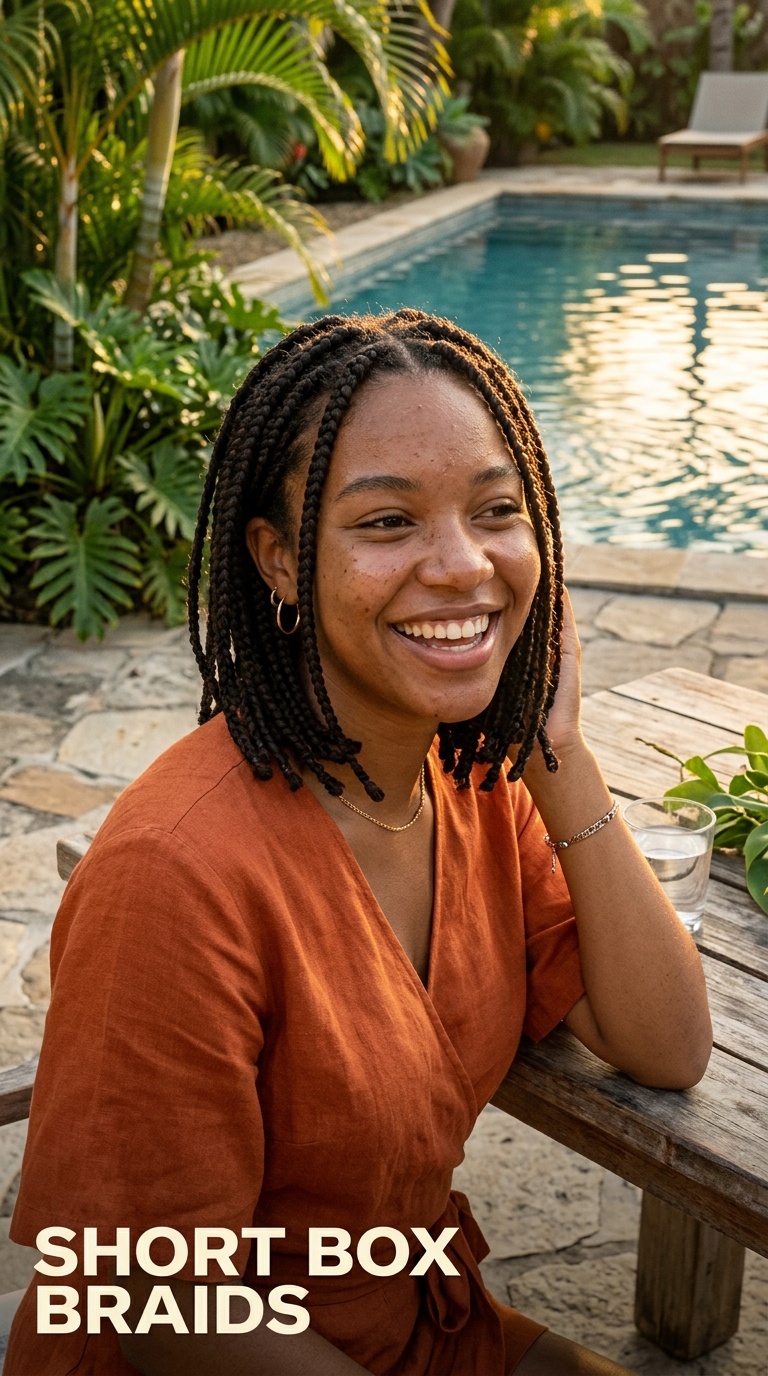 Short Box Braids