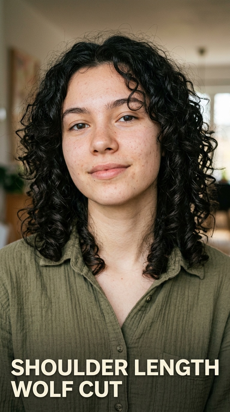 Shoulder Length Wolf Cut