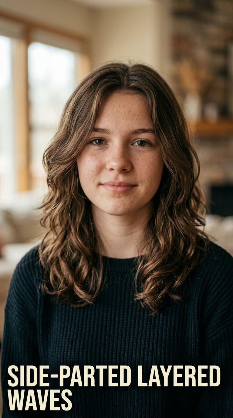 Side-Parted Layered Waves