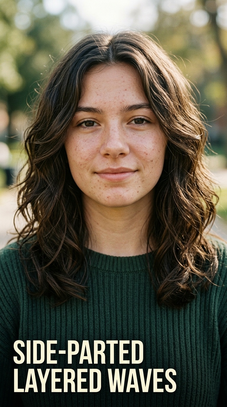 Side-Parted Layered Waves