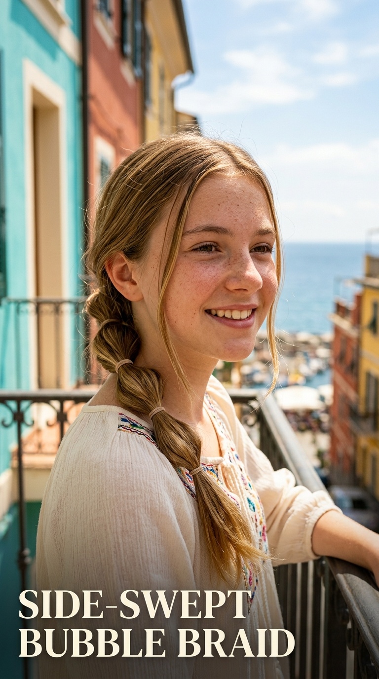 Side-Swept Bubble Braid