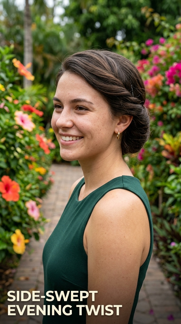 Side-Swept Evening Twist