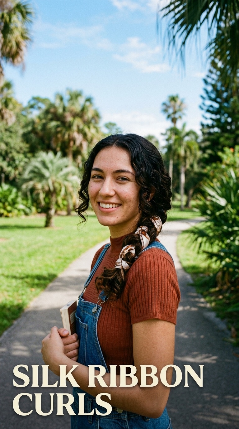 Silk Ribbon Curls