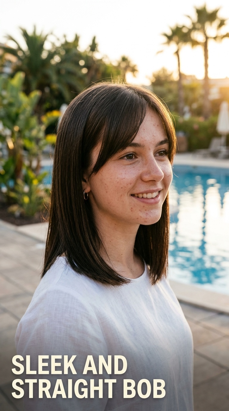 Sleek and Straight Bob