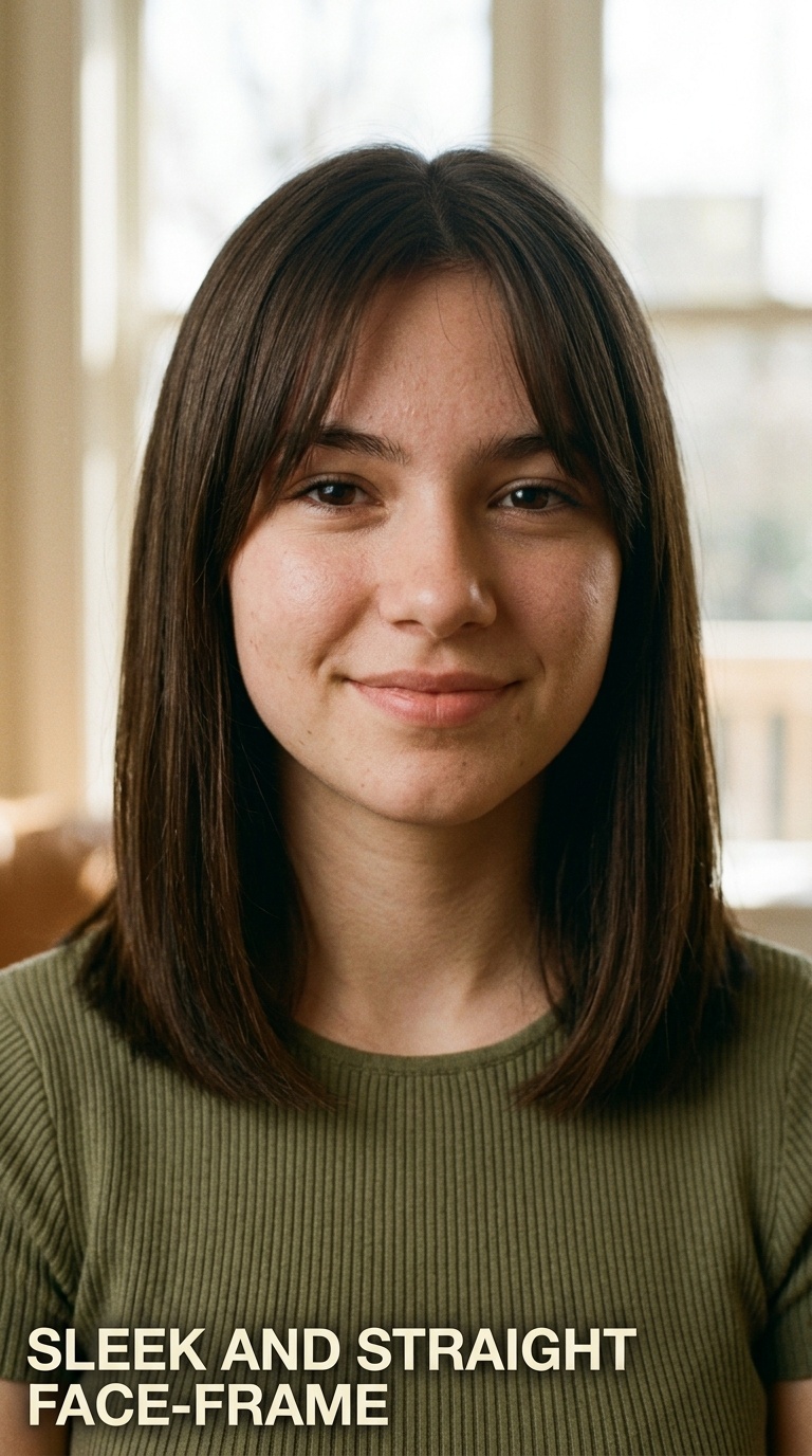 Sleek and Straight Face-Frame