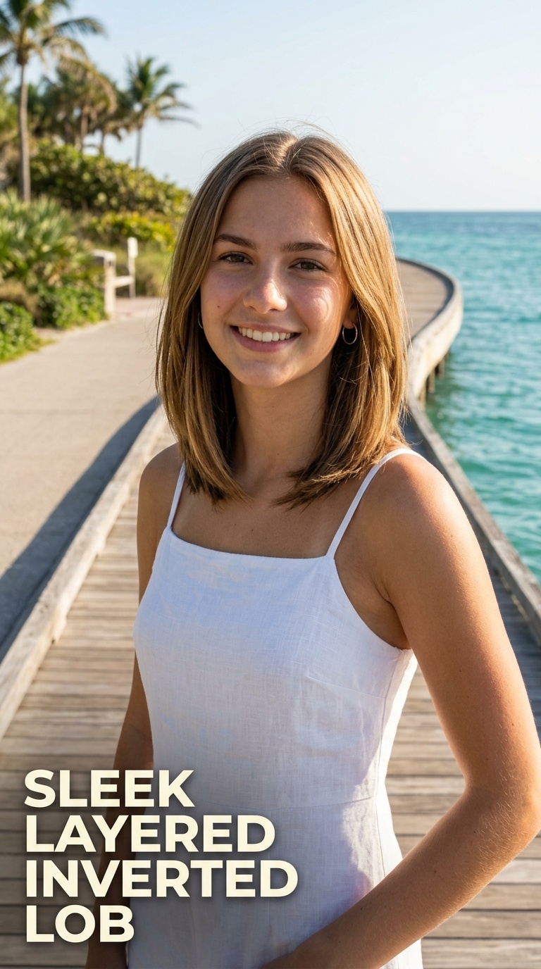 Sleek Layered Inverted Lob