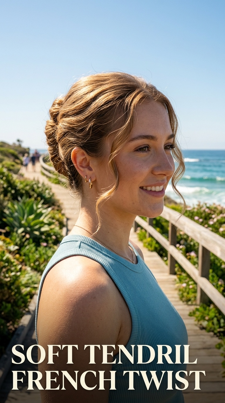 Soft Tendril French Twist