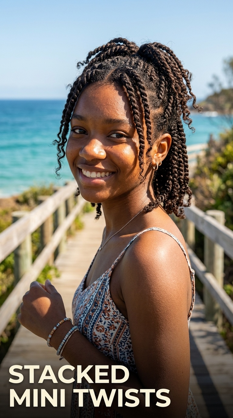 Stacked Mini Twists