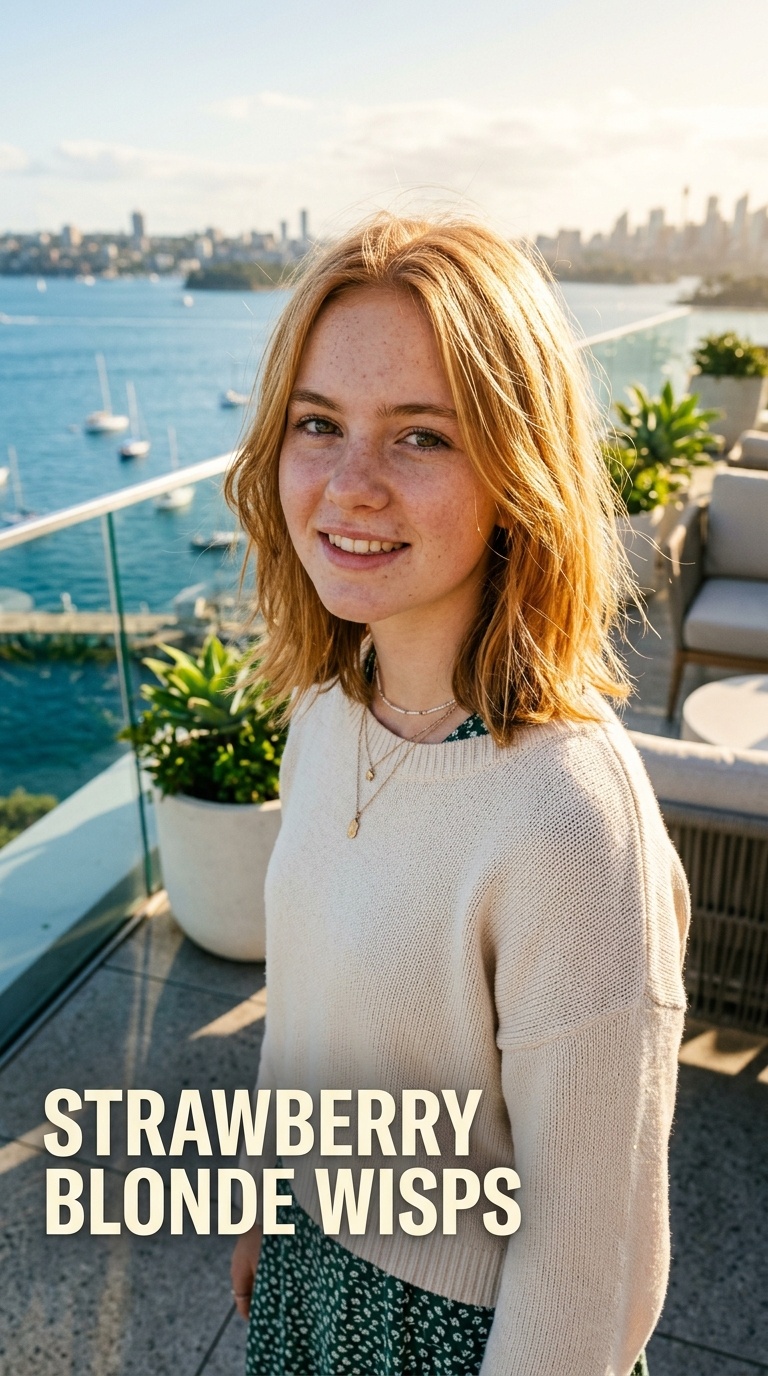 Strawberry Blonde Wisps