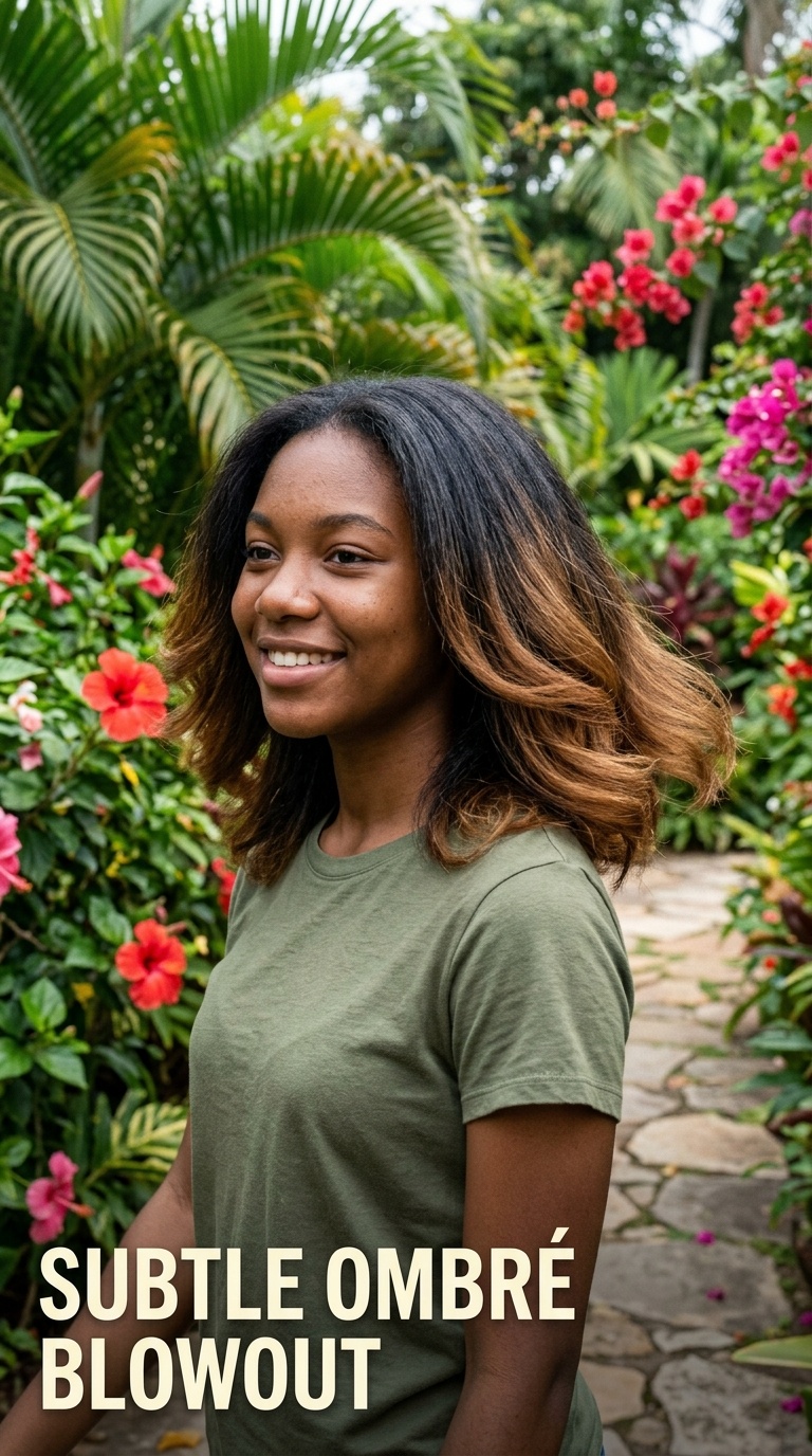 Subtle Ombré Blowout