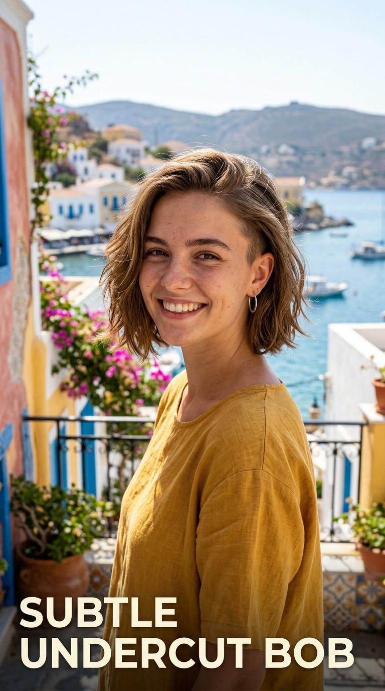 Subtle Undercut Bob