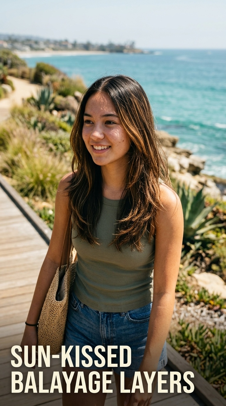 Sun-Kissed Balayage Layers