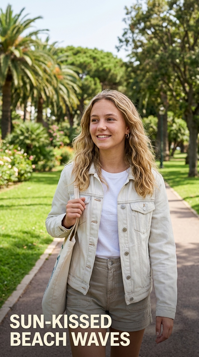 Sun-Kissed Beach Waves