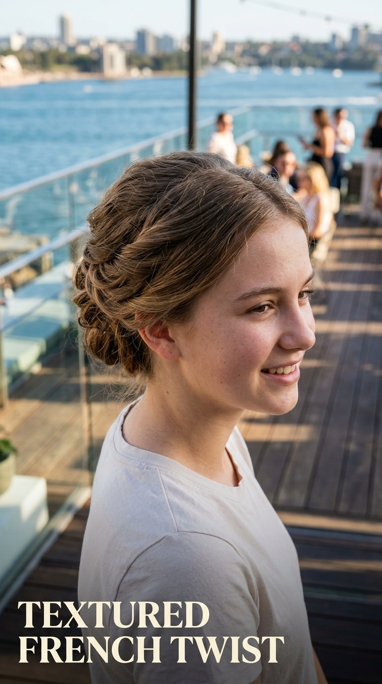 Textured French Twist