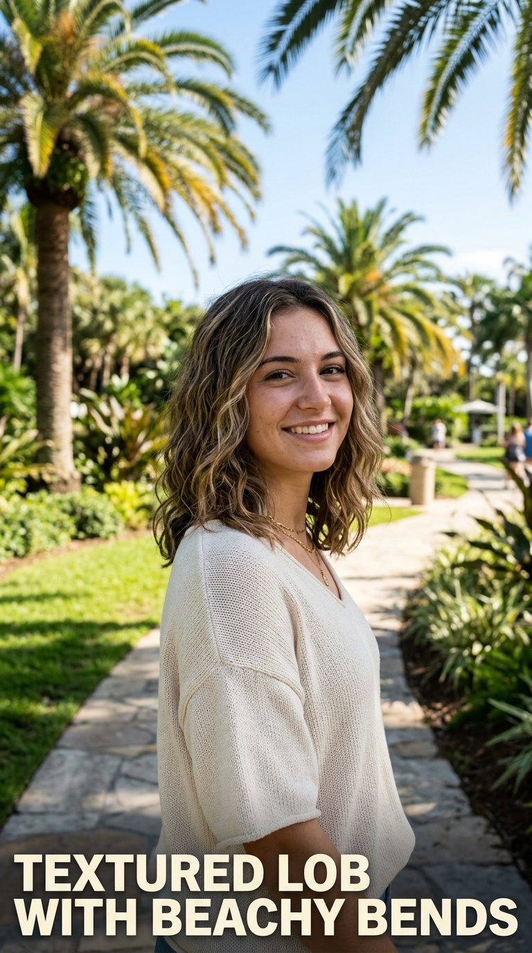 Textured Lob with Beachy Bends
