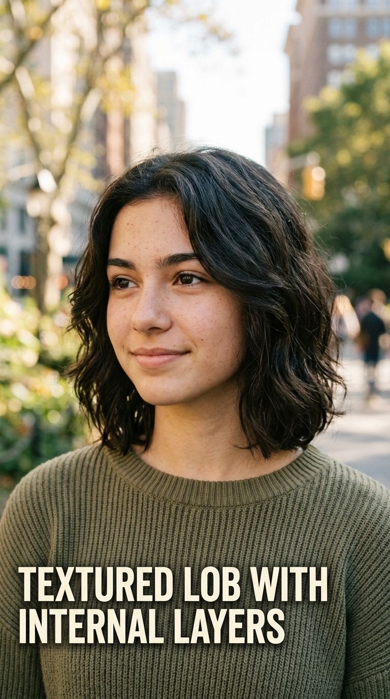 Textured Lob with Internal Layers