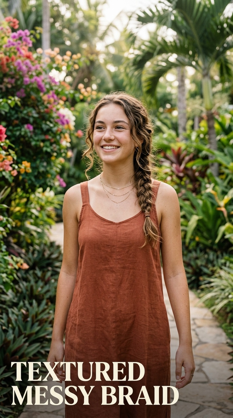 Textured Messy Braid