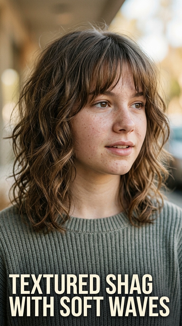 Textured Shag with Soft Waves