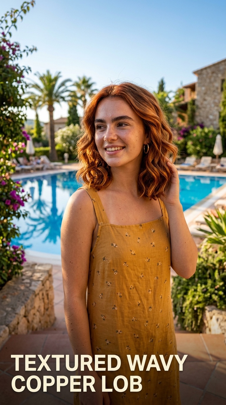 Textured Wavy Copper Lob