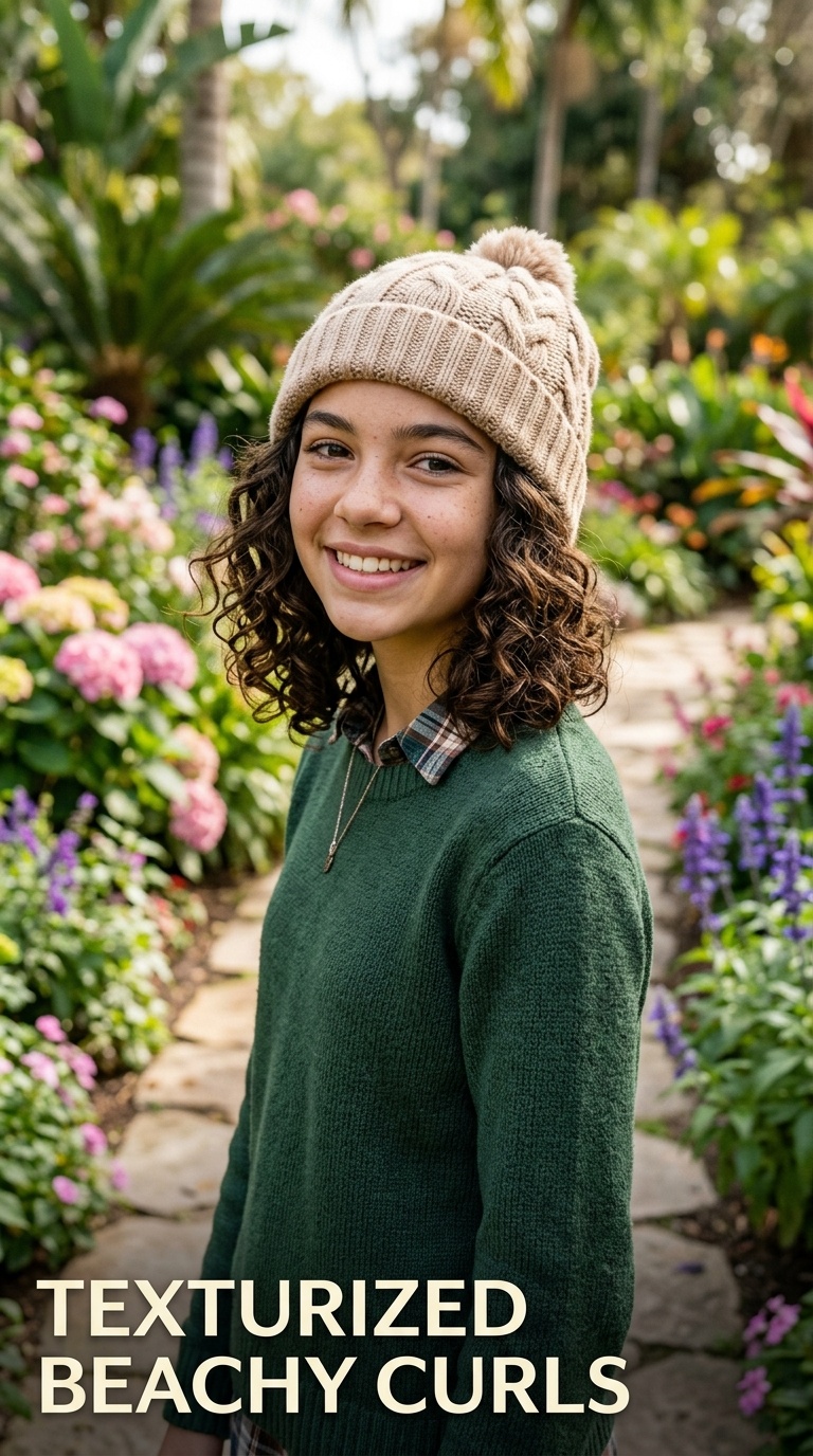 Texturized Beachy Curls