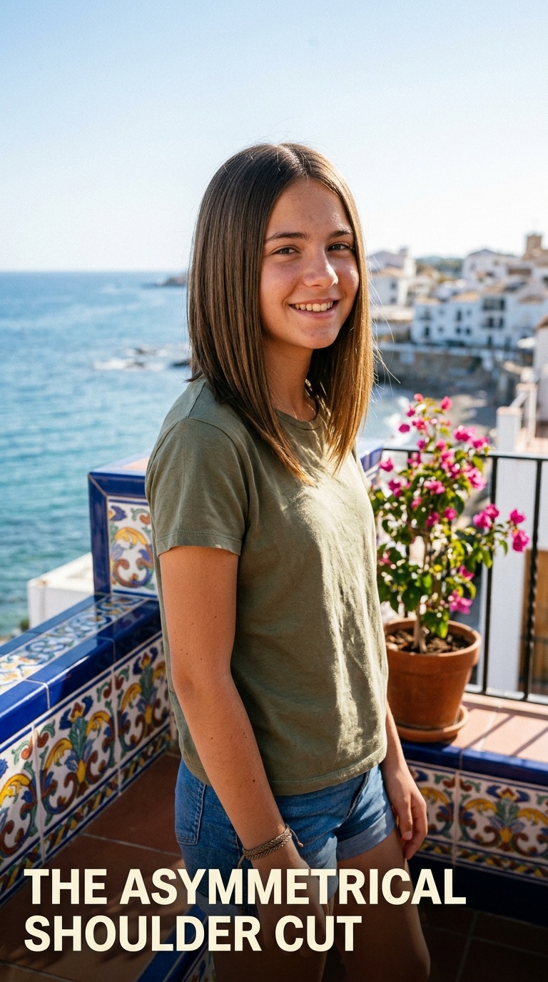 The Asymmetrical Shoulder Cut