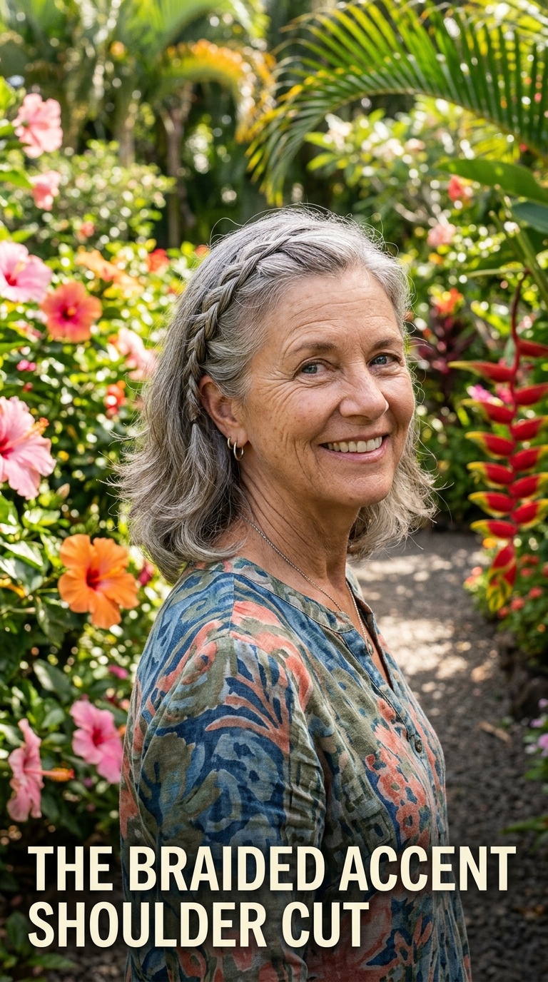 The Braided Accent Shoulder Cut