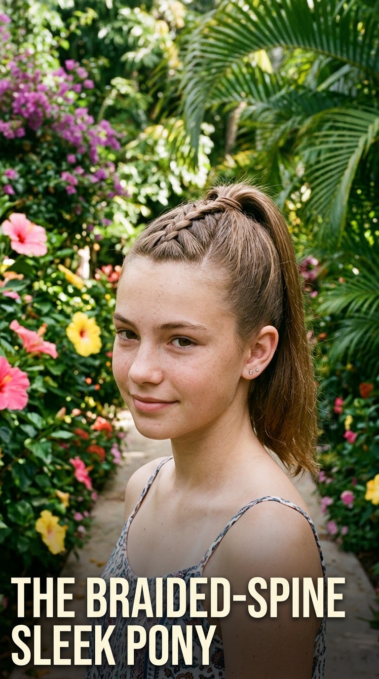 The Braided-Spine Sleek Pony