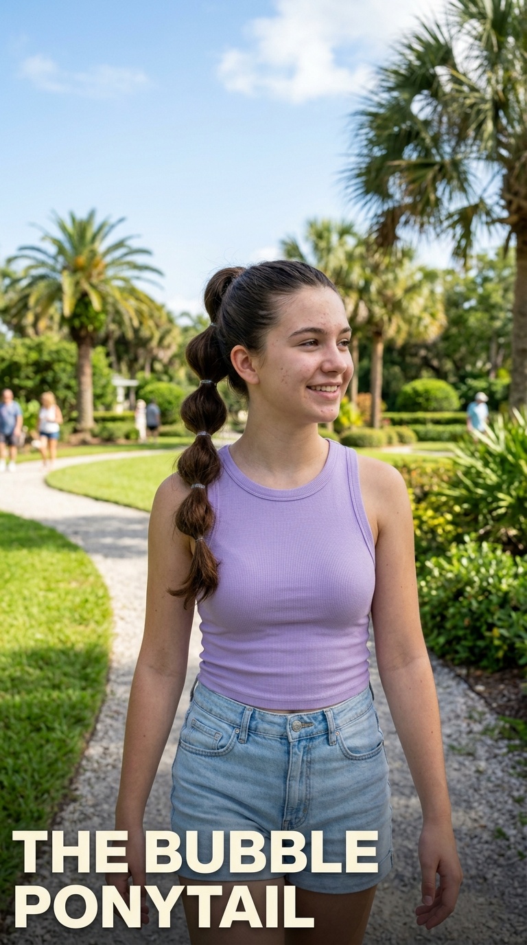The Bubble Ponytail