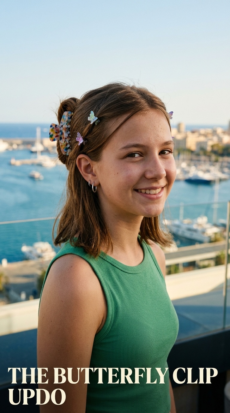 The Butterfly Clip Updo
