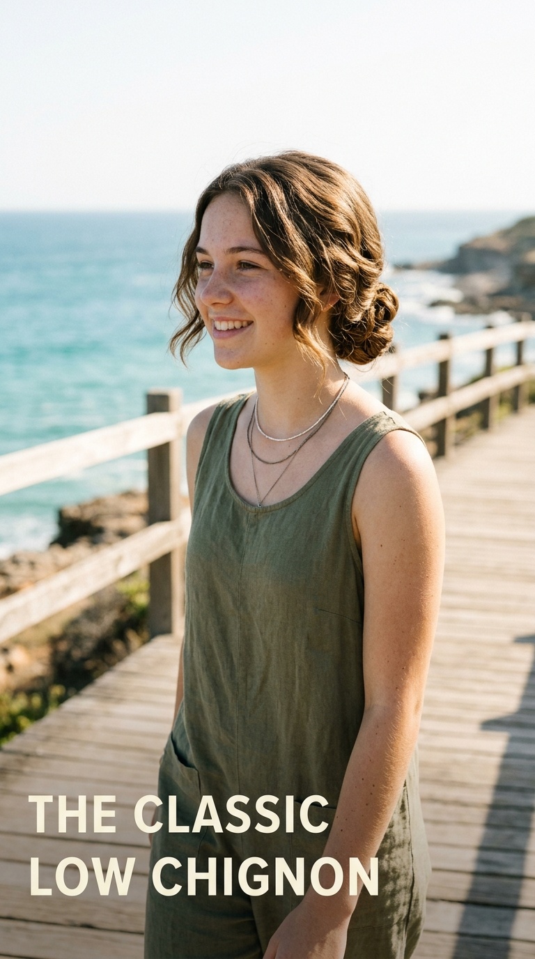 The Classic Low Chignon