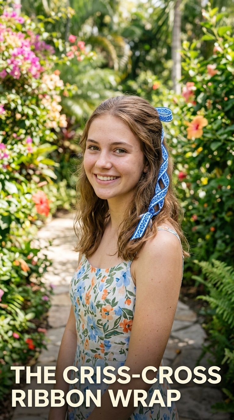 The Criss-Cross Ribbon Wrap