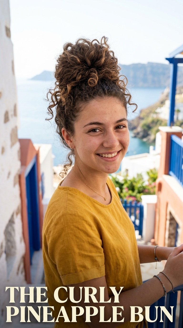 The Curly Pineapple Bun
