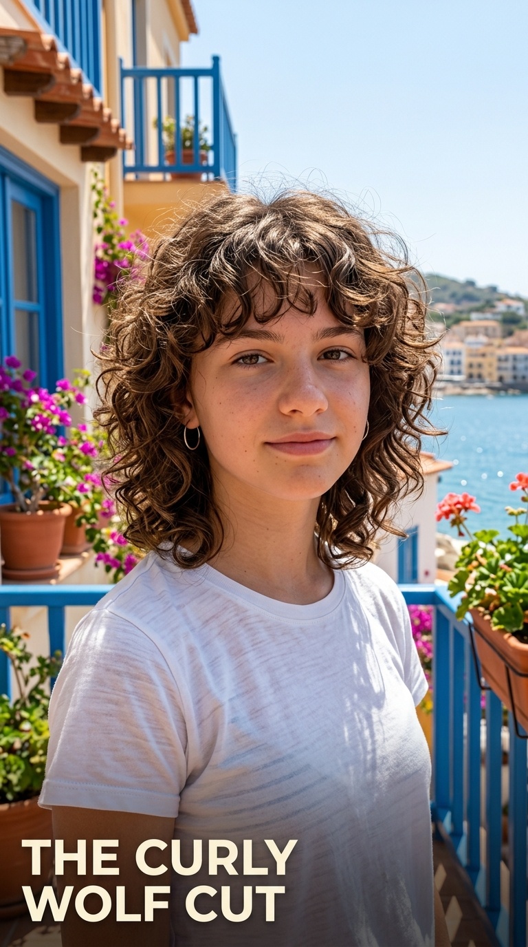 The Curly Wolf Cut