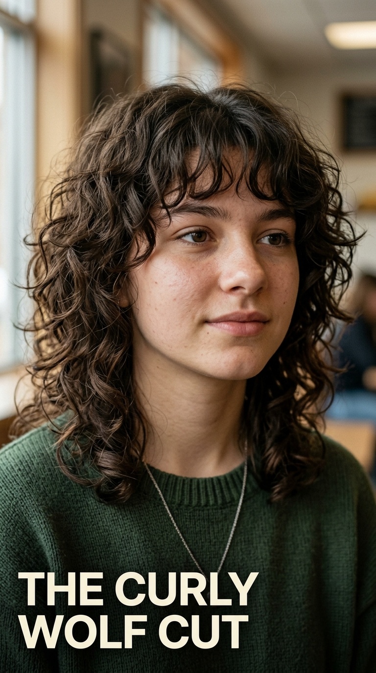 The Curly Wolf Cut