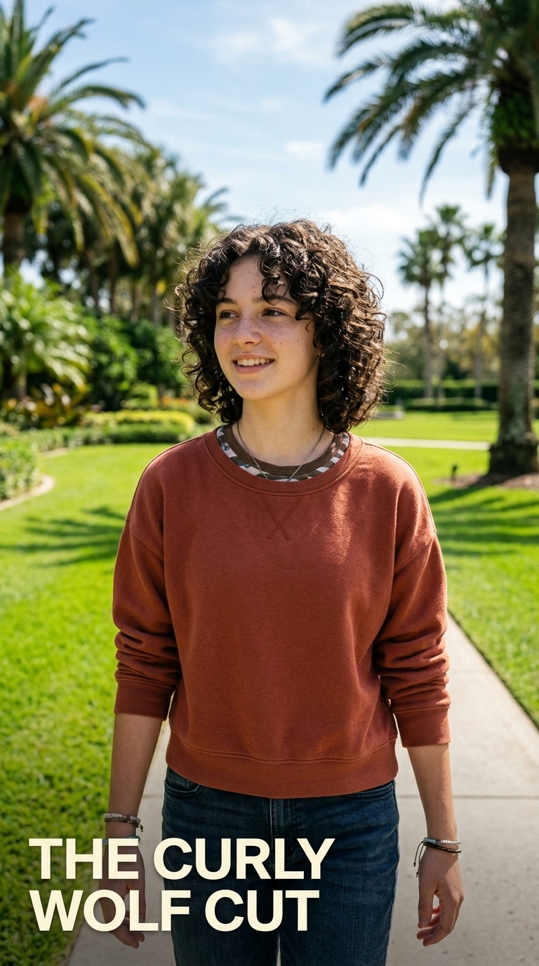 The Curly Wolf Cut