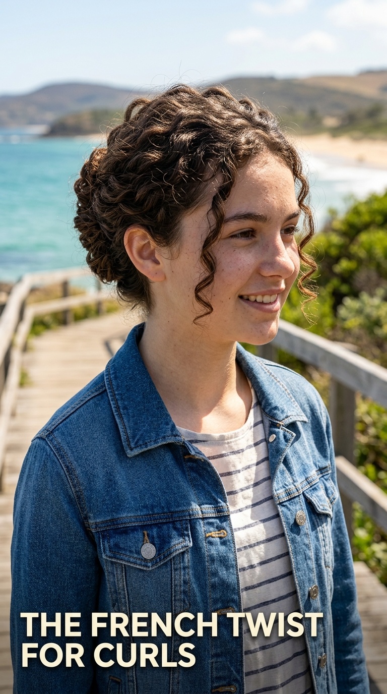 The French Twist for Curls