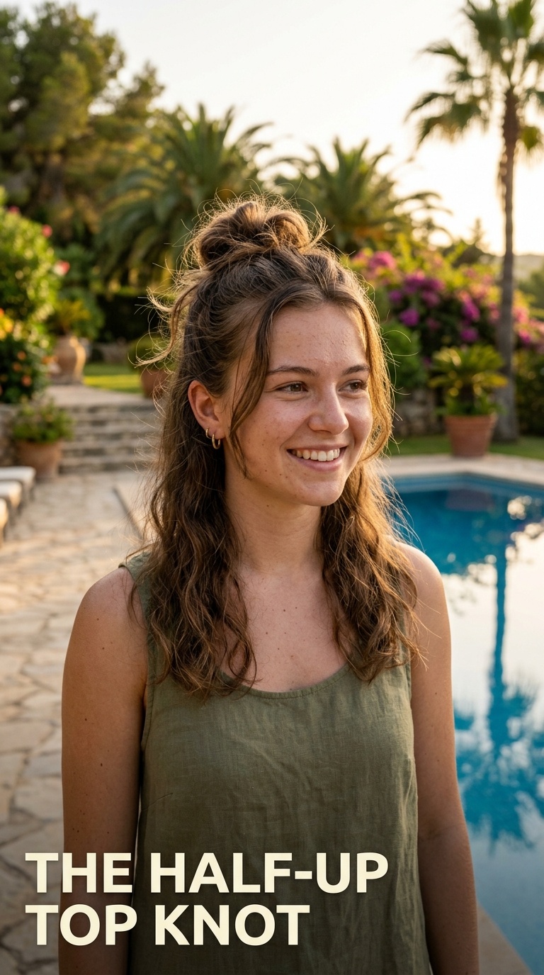 The Half-Up Top Knot