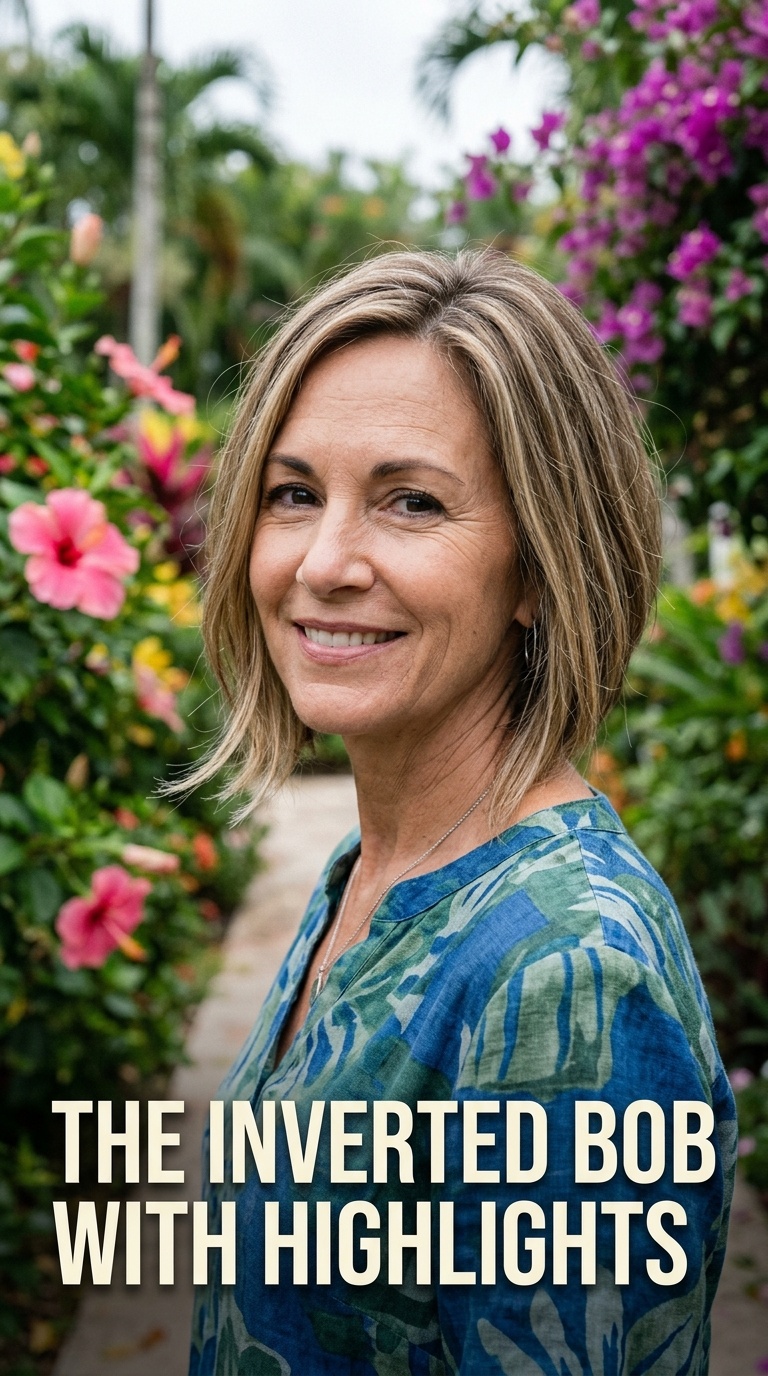 The Inverted Bob with Highlights