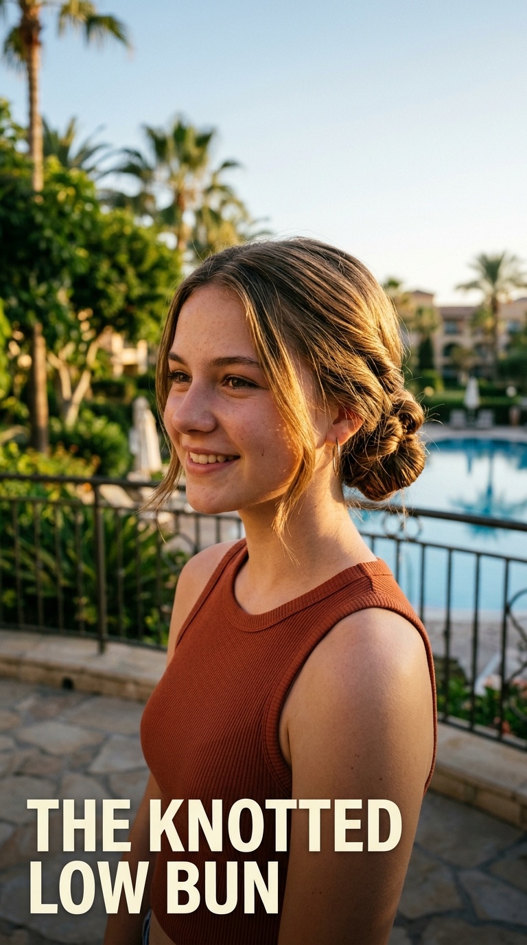 The Knotted Low Bun