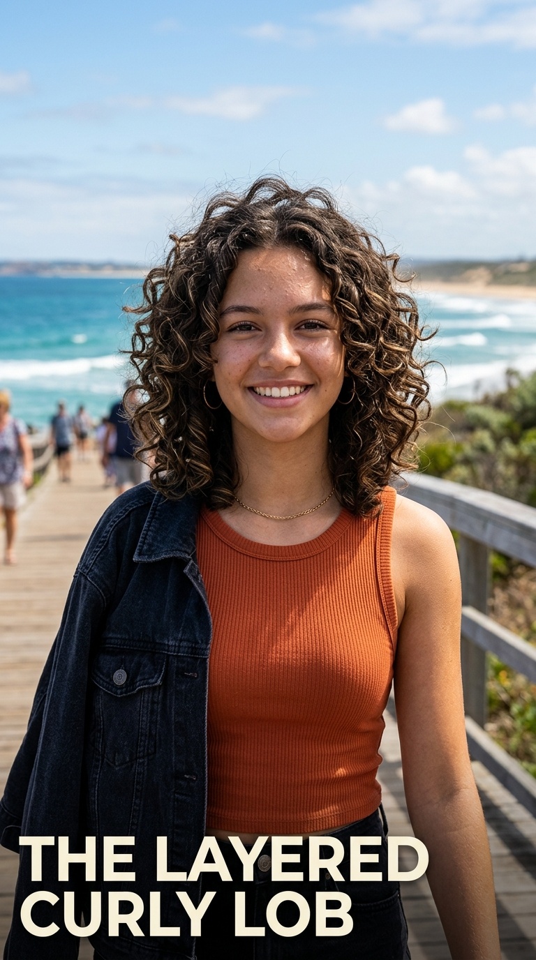 The Layered Curly Lob
