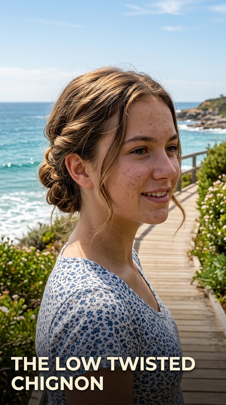 The Low Twisted Chignon