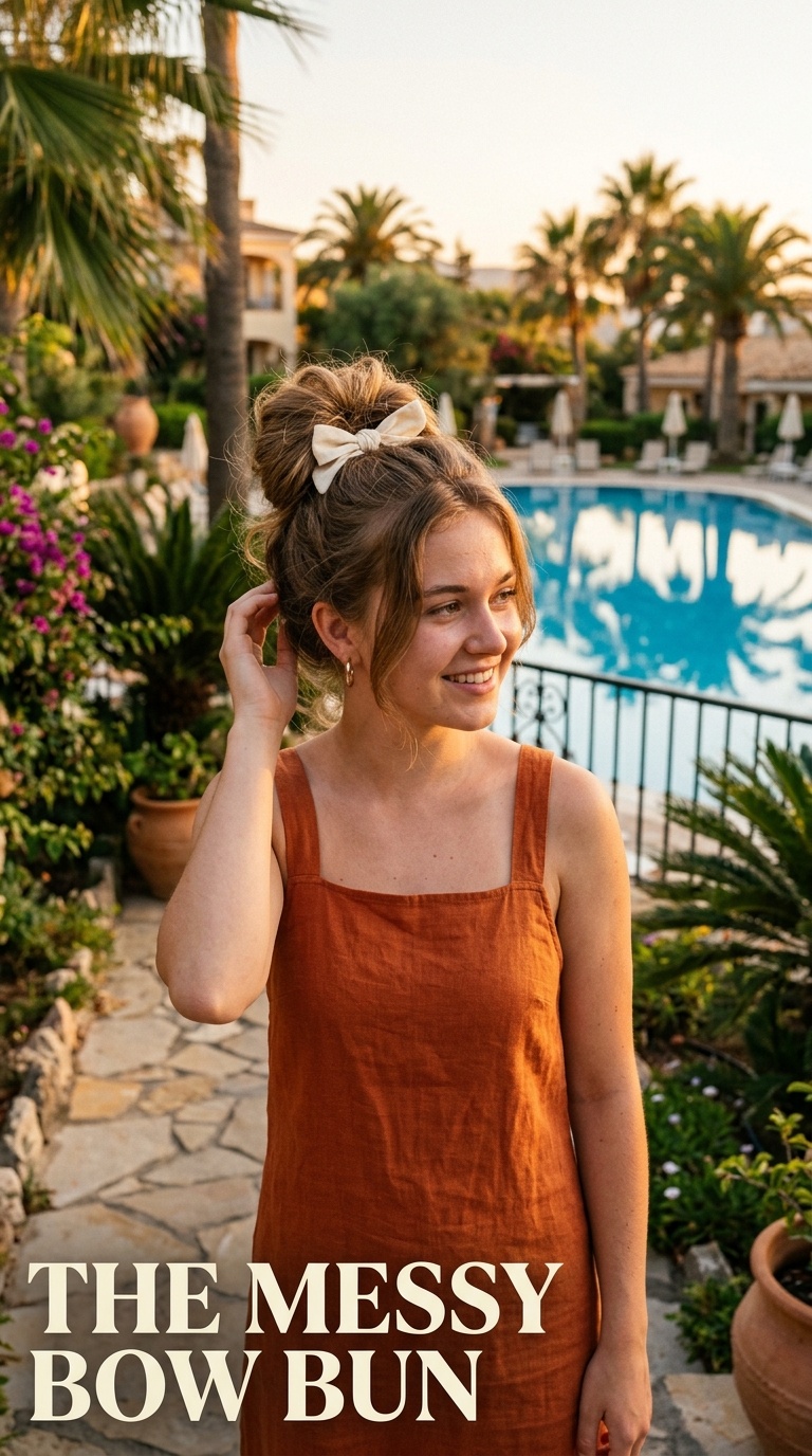 The Messy Bow Bun