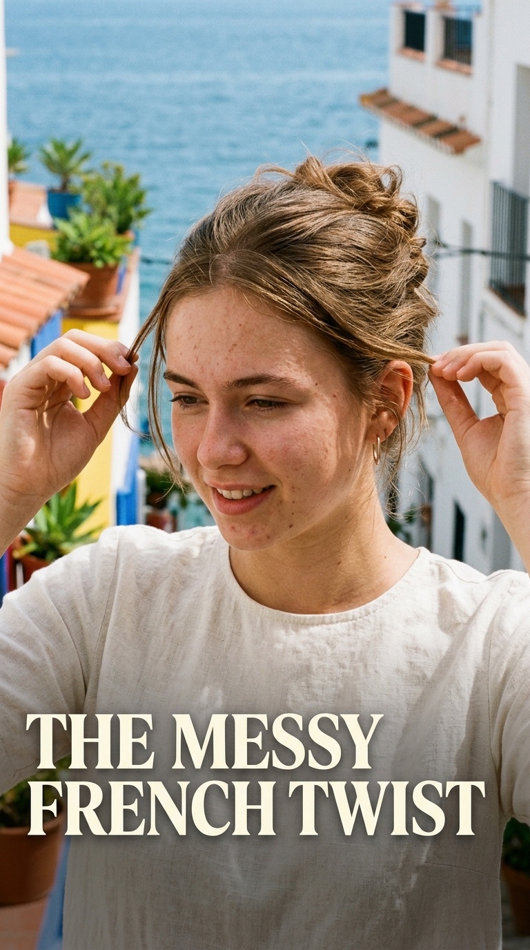 The Messy French Twist